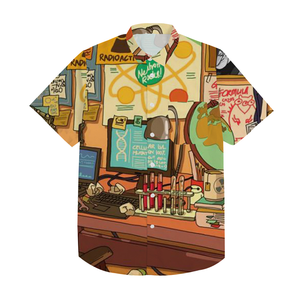 Room science brown depan