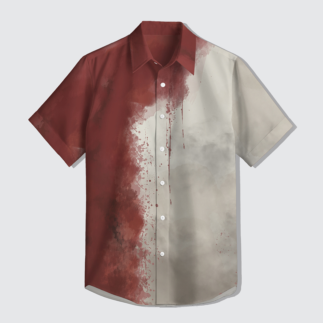 Bikin Kemeja Pria Custom Keren Terkini 10 Crimson Drip