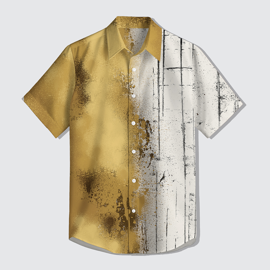 Bikin Kemeja Pria Custom Keren Terkini 12 Golden Grunge