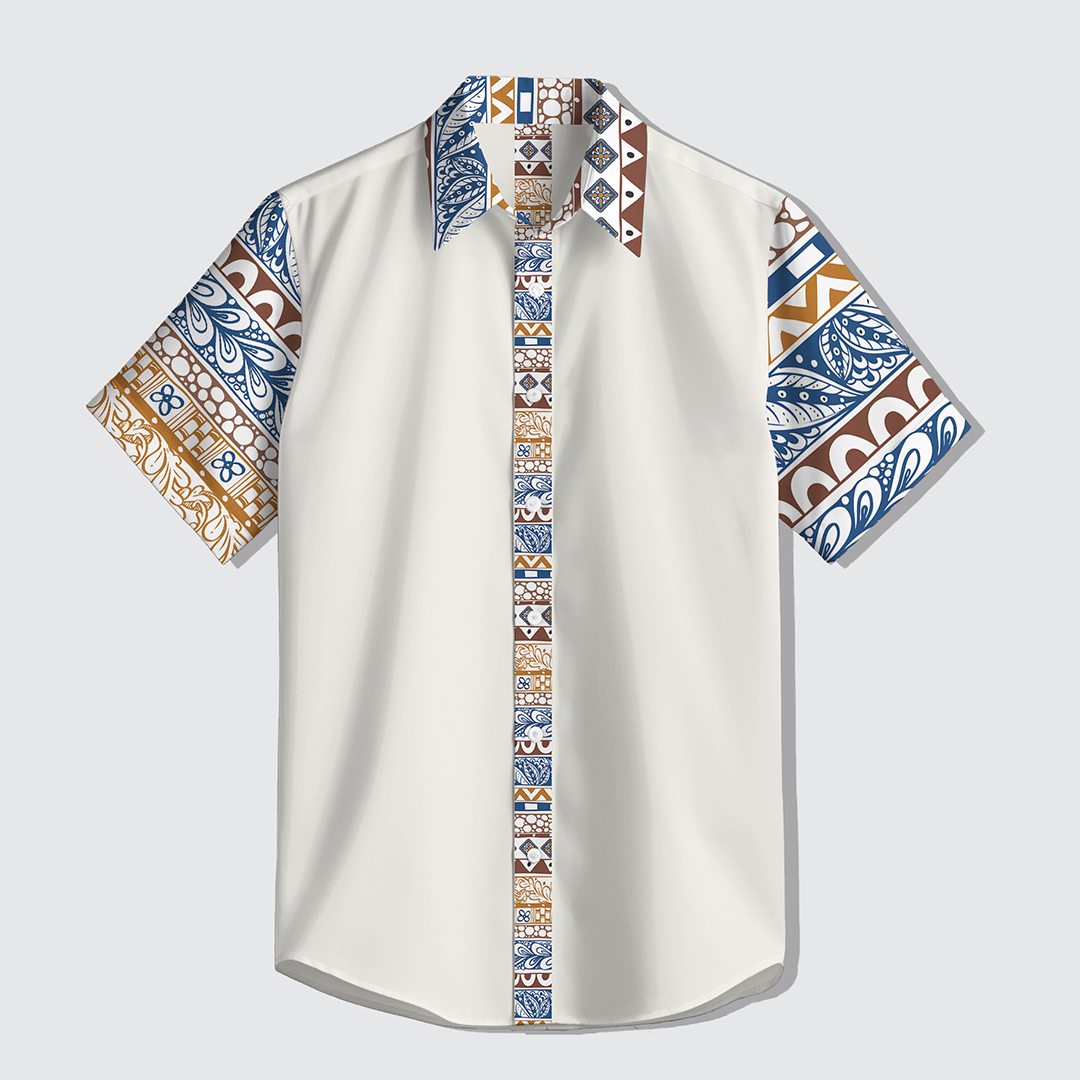 Bikin Kemeja Pria Custom Keren Terkini 7 Tribal Line Harmony